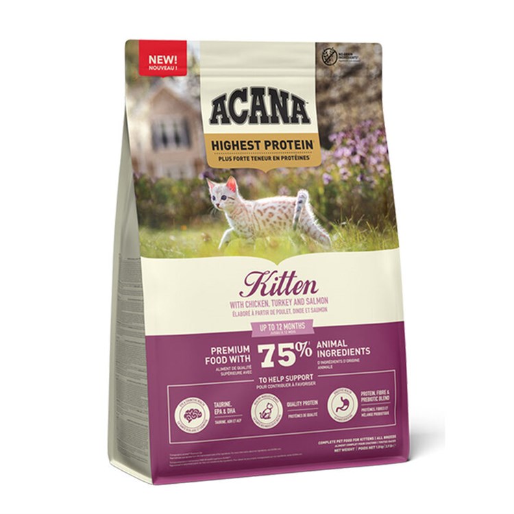 Acana Cat Kitten Highest Protein 1,8 kg Crocchette Gattini