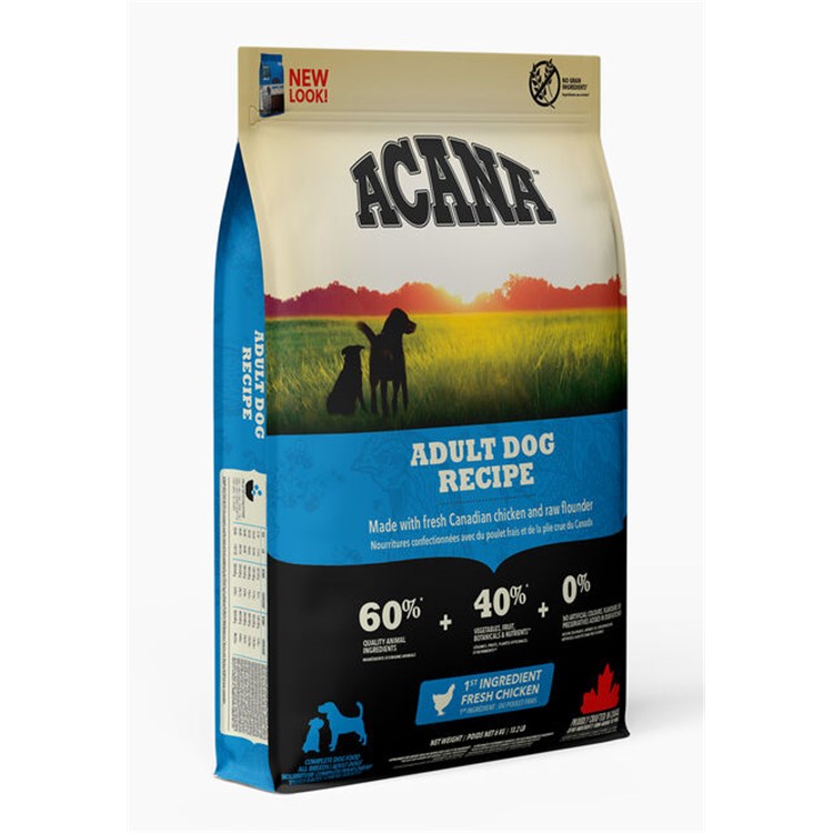 Acana Heritage Adult Dog Recipe 11,4 kg Alimento Cani SCAD 09.23