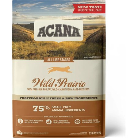 acana wild prairie 4 5 kg per gatti