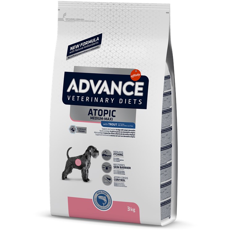 Advance Veterinary Diets Atopic Trota Medium Maxi Cane 12 kg DANN