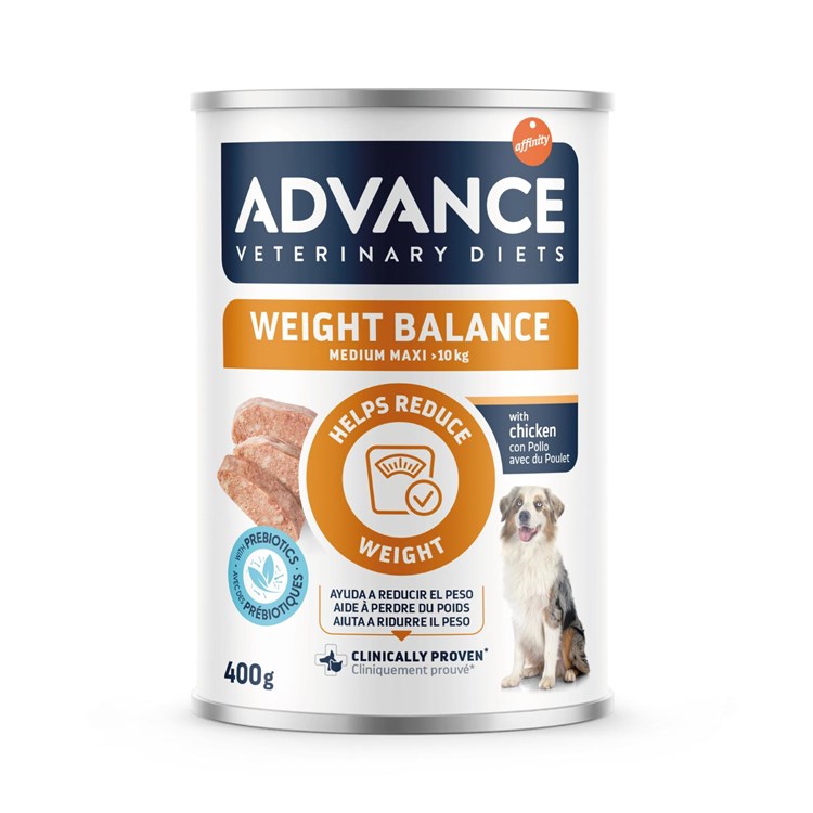Advance Veterinary Diets Dog Weight Balance 400 gr Barattolo Umido per Cani