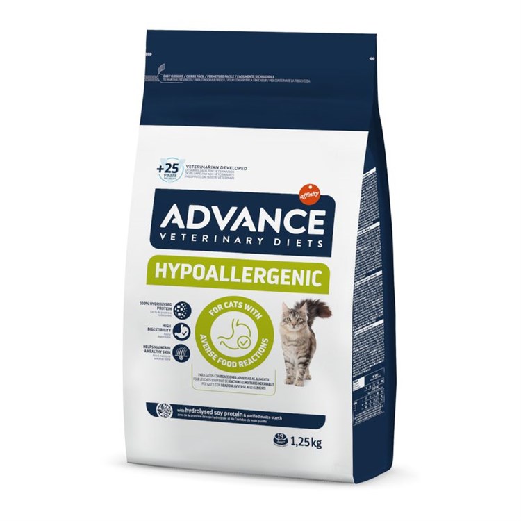Advance Veterinary Diets Hypoallergenic 1,25 kg crocchette Gatto