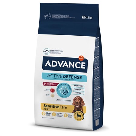 advance veterinary diets sensitive medium maxi con agnello e riso 12 kg