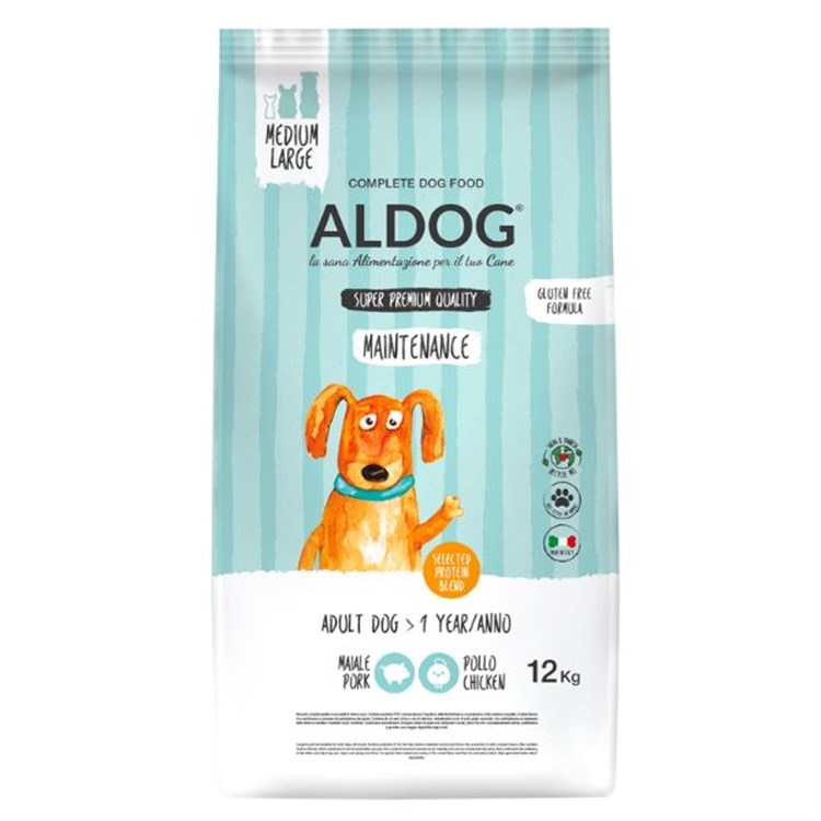Aldog Super premium Adult All Breeds Maintenance 12 Kg DANNEGGIATO
