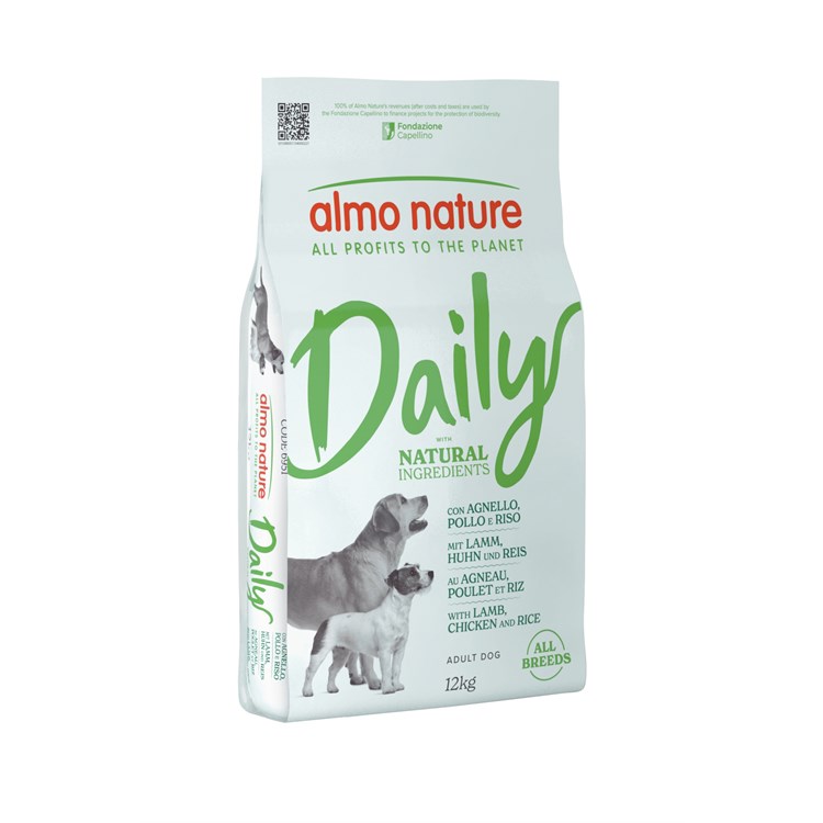 Almo Nature Daily Medium Large Adult Dog 12 kg Agnello Pollo e Ri
