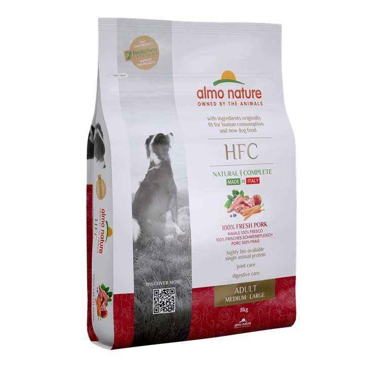 Almo Nature Dog HFC Adult Medium Large Maiale 8 kg