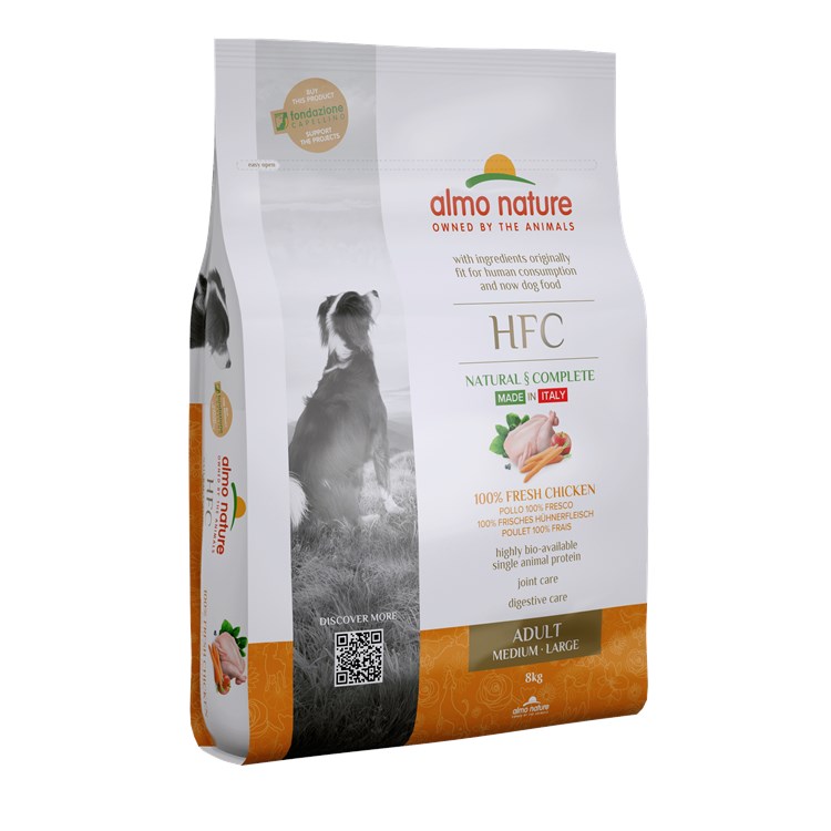 Almo Nature Dog HFC Adult Medium Large Pollo 1,2 Kg