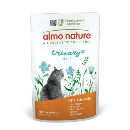 almo nature functional urinary pollo umido per gatto 70 gr