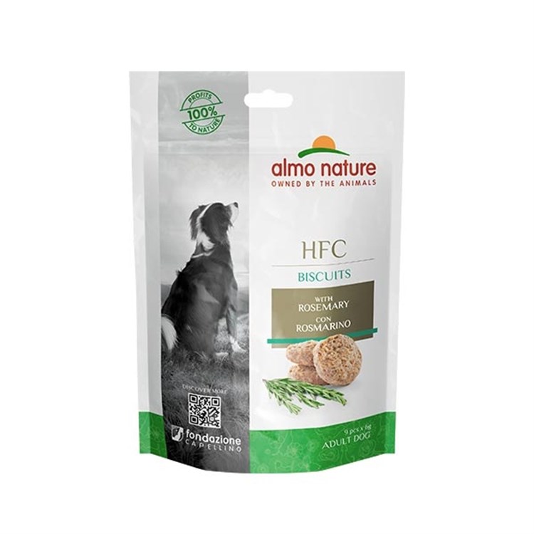 Almo Nature HFC Biscotti Biscuits con Rosmarino 54 gr Per Cani