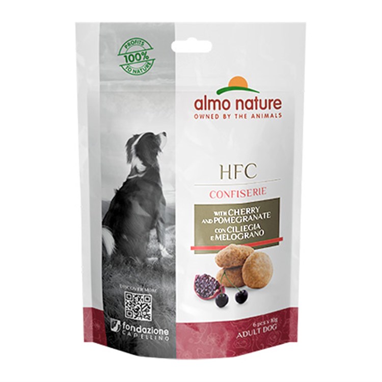 Almo Nature HFC Biscotti Confiserie con Ciliegia e Melograno 60 g