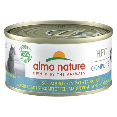 almo nature hfc complete sgombro e patate 70 gr cibo umido per gatti