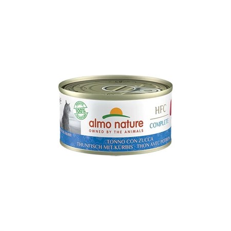 almo nature hfc complete tonno con zucca 70 gr cibo umido per gatti