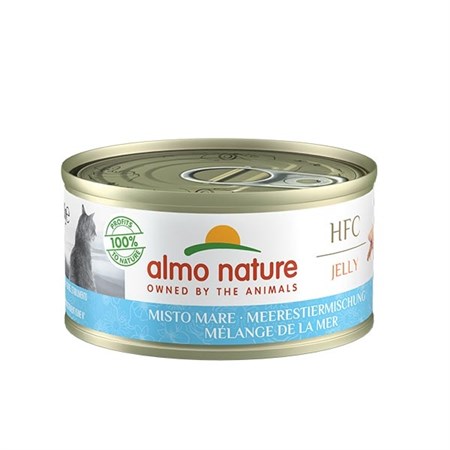 almo nature hfc jelly misto mare 70 gr cibo per gatti