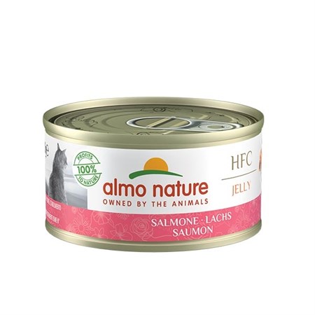 almo nature hfc jelly salmone 70 gr cibo per gatti