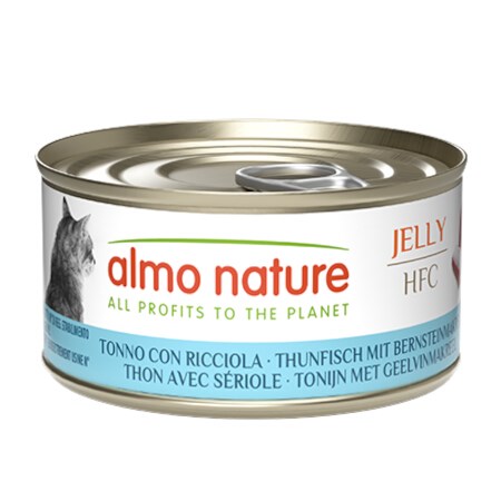 almo nature hfc jelly tonno con ricciola 70 gr per gatti
