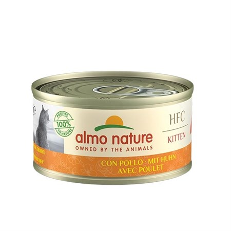 almo nature hfc kitten con pollo 70 gr cibo per gatti