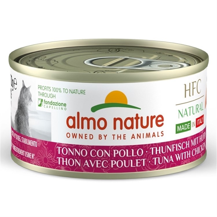 Almo Nature HFC Made In Italy Tonno Con Pollo 70 gr Umido Gatto