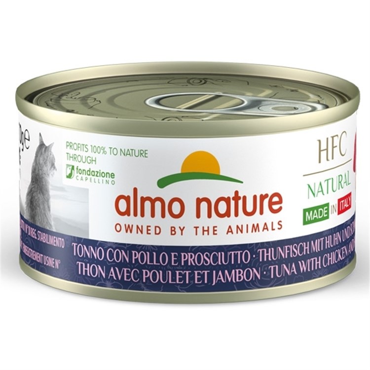 Almo Nature HFC Made In Italy Tonno Pollo Prosciutto 70 gr Umido 
