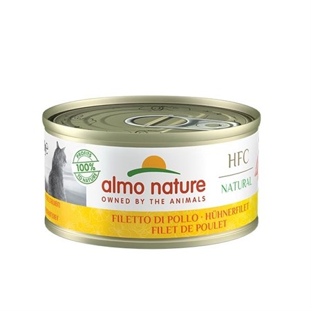 almo nature hfc natural filetto di pollo 70 gr cibo per gatti