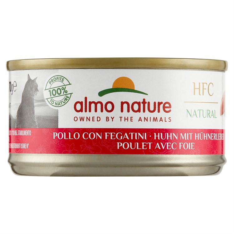 Almo Nature 70 gr Hfc Natural Pollo Con Fegatini Per Gatti