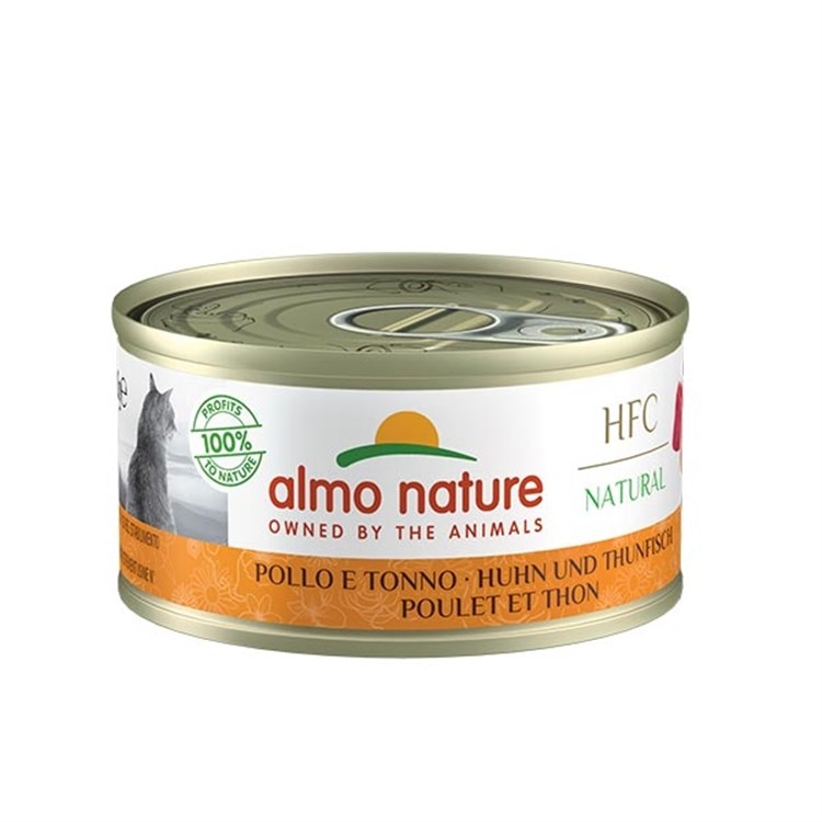 Almo Nature 70 gr Hfc Natural Pollo e Tonno Per Gatti