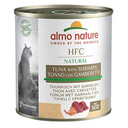 almo nature hfc natural tonno con gamberetti 280 gr per gatti