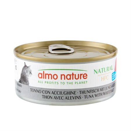 almo nature hfc tonno con acciughine 150 gr per gatti