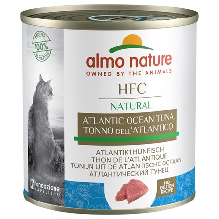 almo nature hfc tonno dell atlantico 280 gr per gatti