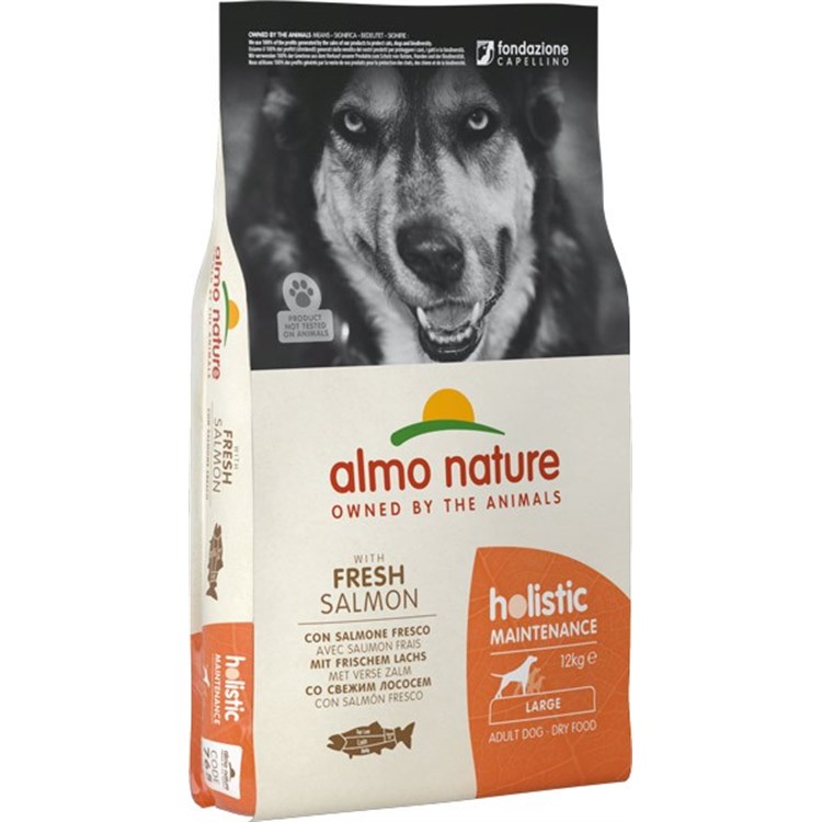 Almo Nature Holistic Adult Large Dog 12 kg Salmone e Riso per Can