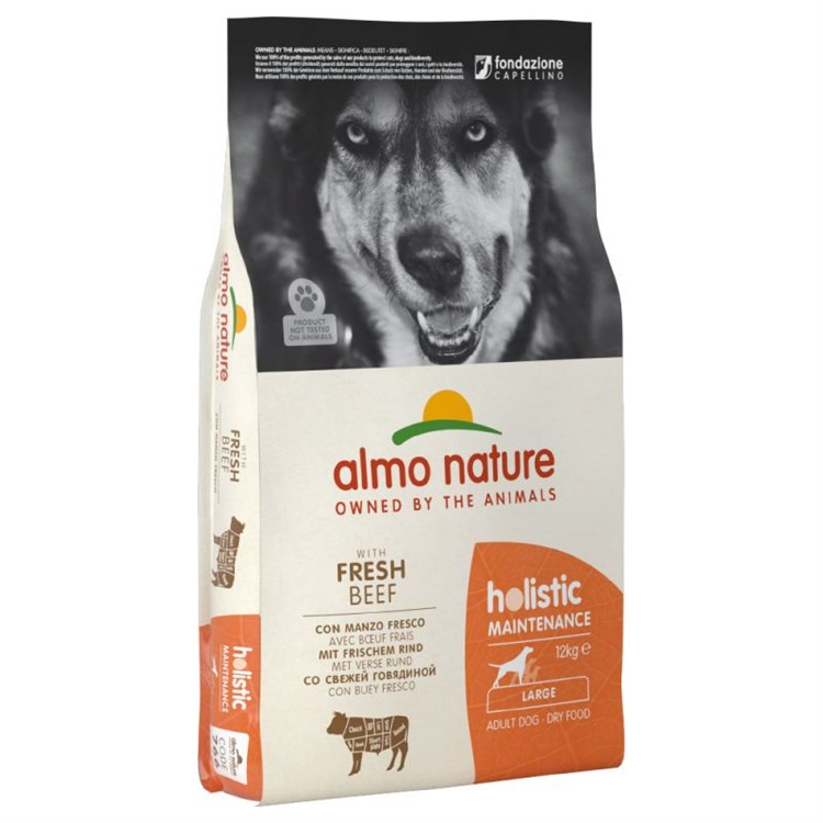 Almo Nature Holistic Large Adult Manzo 12 kg Cane DANNEGGIATO