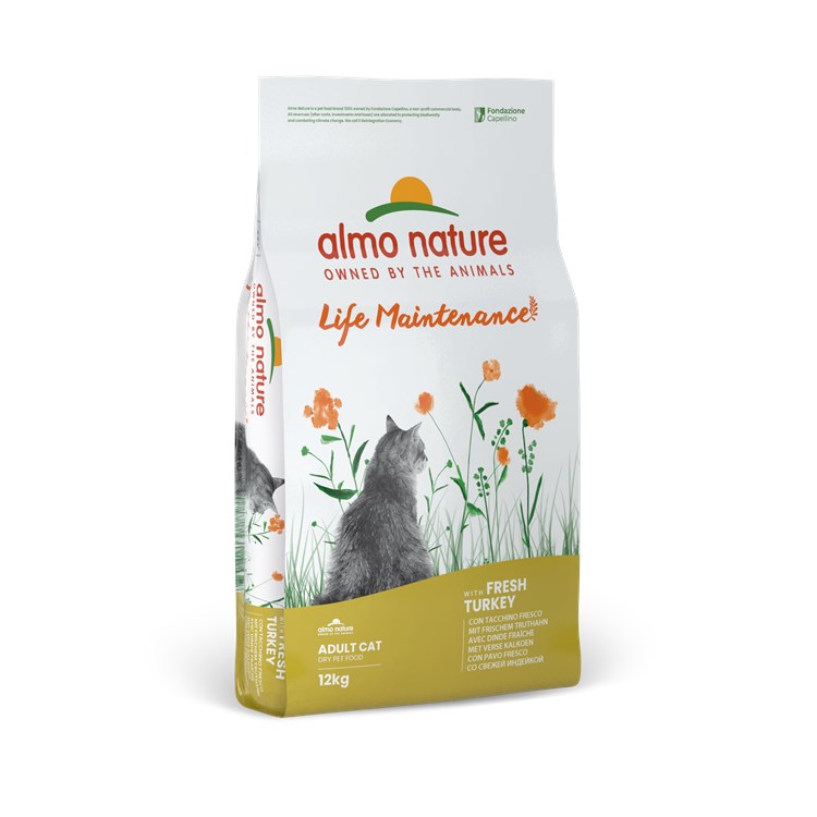 Almo Nature Holistic Maitenance Tacchino Fresco Cat 12 kg Crocche