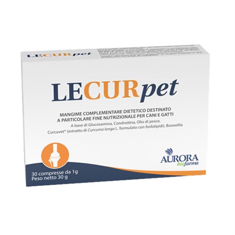 Aurora Biofarma Lecurpet 30 Compresse Cane Gatto