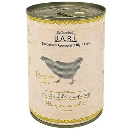 barf dr clauder s trito pollo 400 gr umido per cane e gatto