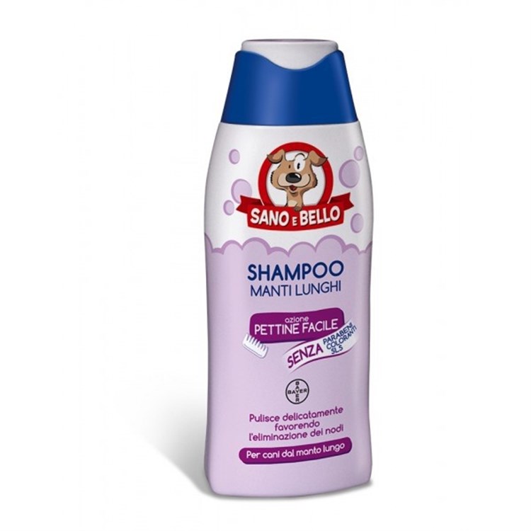 Elanco Sano e Bello Shampoo Manti Lunghi 250 ml