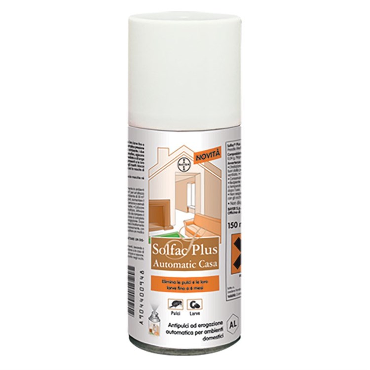 Bayer Solfact Plus Automatic Casa 150 ml Disinfestazione Pulci