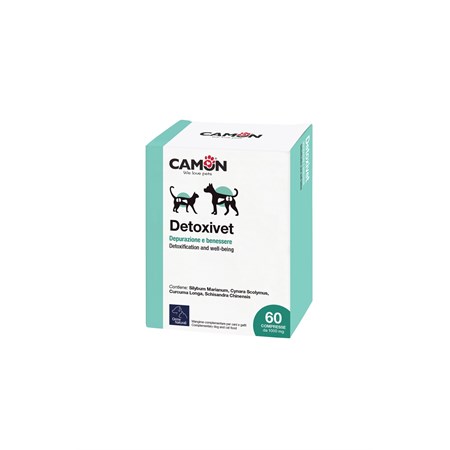 camon orme naturali detoxivet 60 compresse per cani e gatti