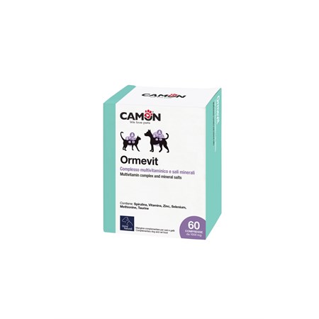camon ormevit 60 compresse multivitaminico per cani e gatti