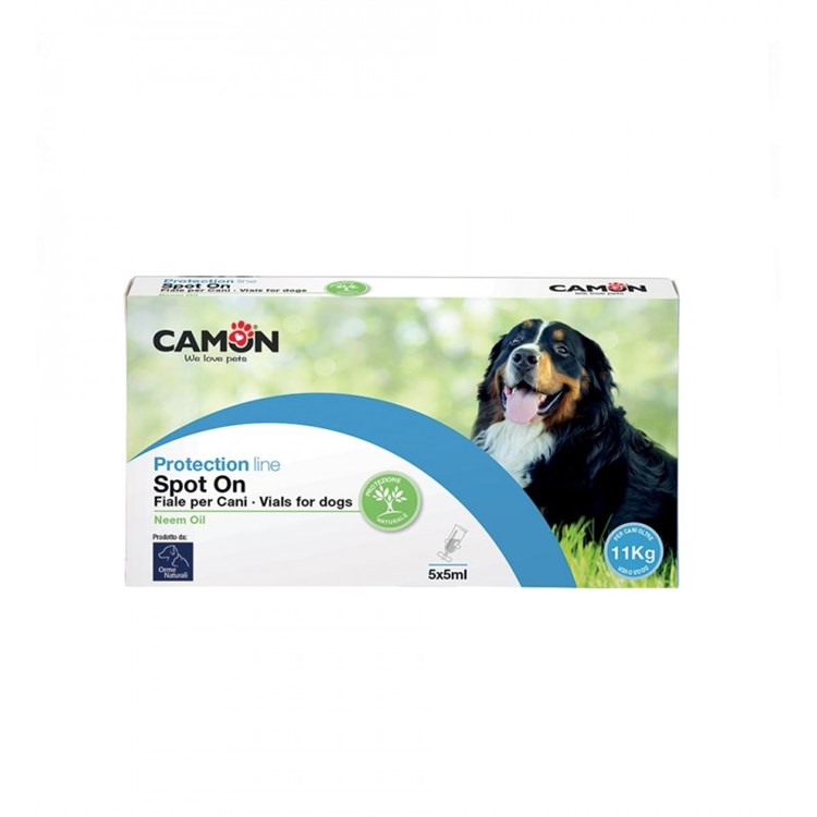 Camon Protection Spot On Cane oltre 11 kg 5 Fiale da 5 ml SCAD PR