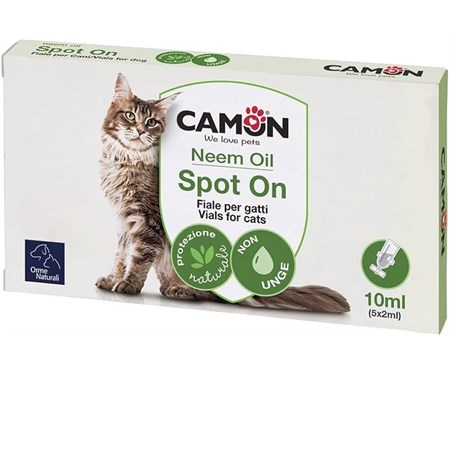 camon protection spot on gatto 5 fiale da 2 ml