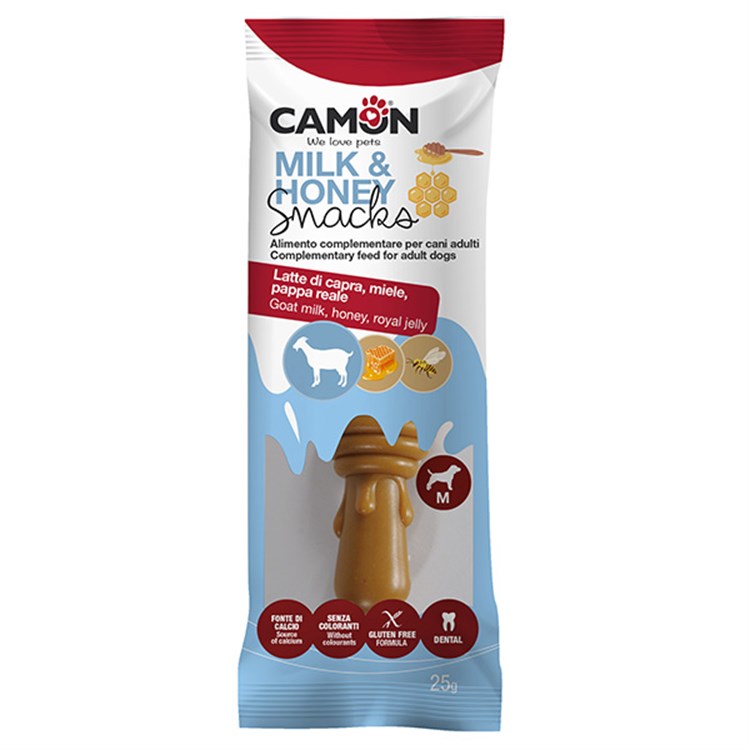 Camon Snack Dog Milk Honey Medium 25 gr per Cani