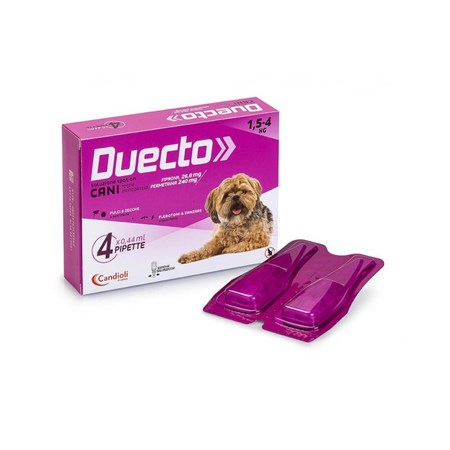 candioli duecto spot on 4 pipette cani da 1 5 kg a 4 kg