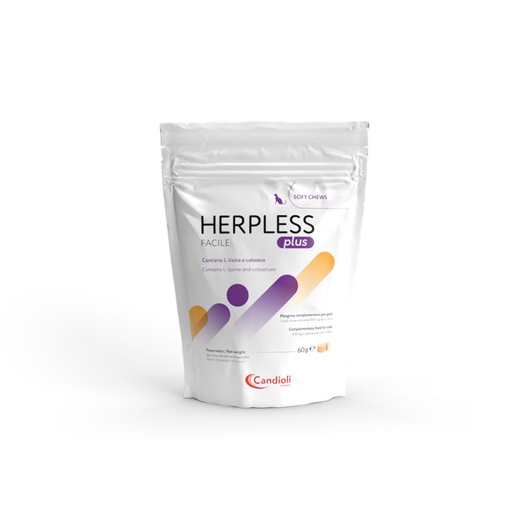 Candioli Herpless Facile 60 gr Bocconcini Per Gatti