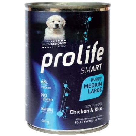 club prolife dog puppy pollo e riso 400 gr umido per cani