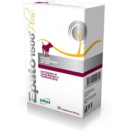 drn epato plus 1500 mg 16 compresse per cani