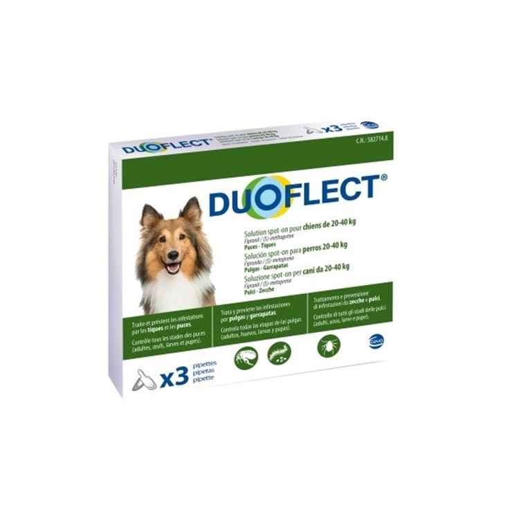 Duoflect cani 20-40 kg spot on 3 pipette