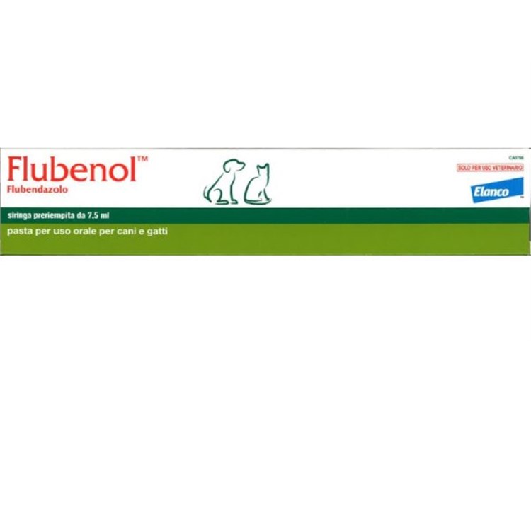 Elanco Flubenol Pasta in Siringa 7,5 cm Per Cani e Gatti