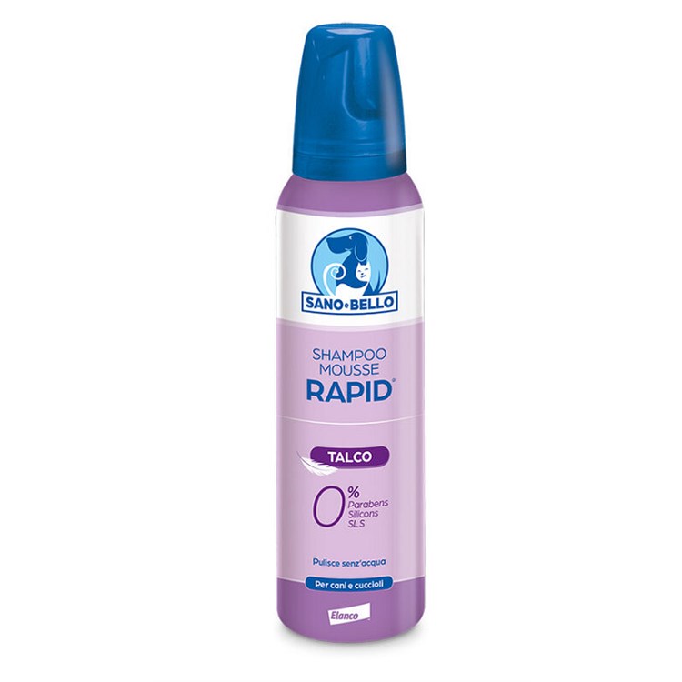 Elanco Shampoo Mousse Rapid Talco 300 ml Cani e Cuccioli