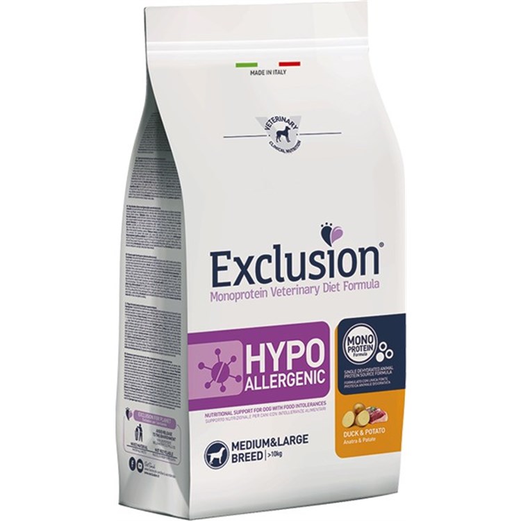 Exclusion Diet Hypoallergenic Duck Potato 2 kg Anatra e Patate Pe