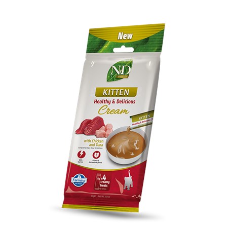 farmina cat ned prime cream pollo e tonno kitten 60 gr