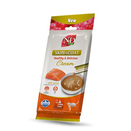 farmina cat ned skin e coat cream salmone 60 gr